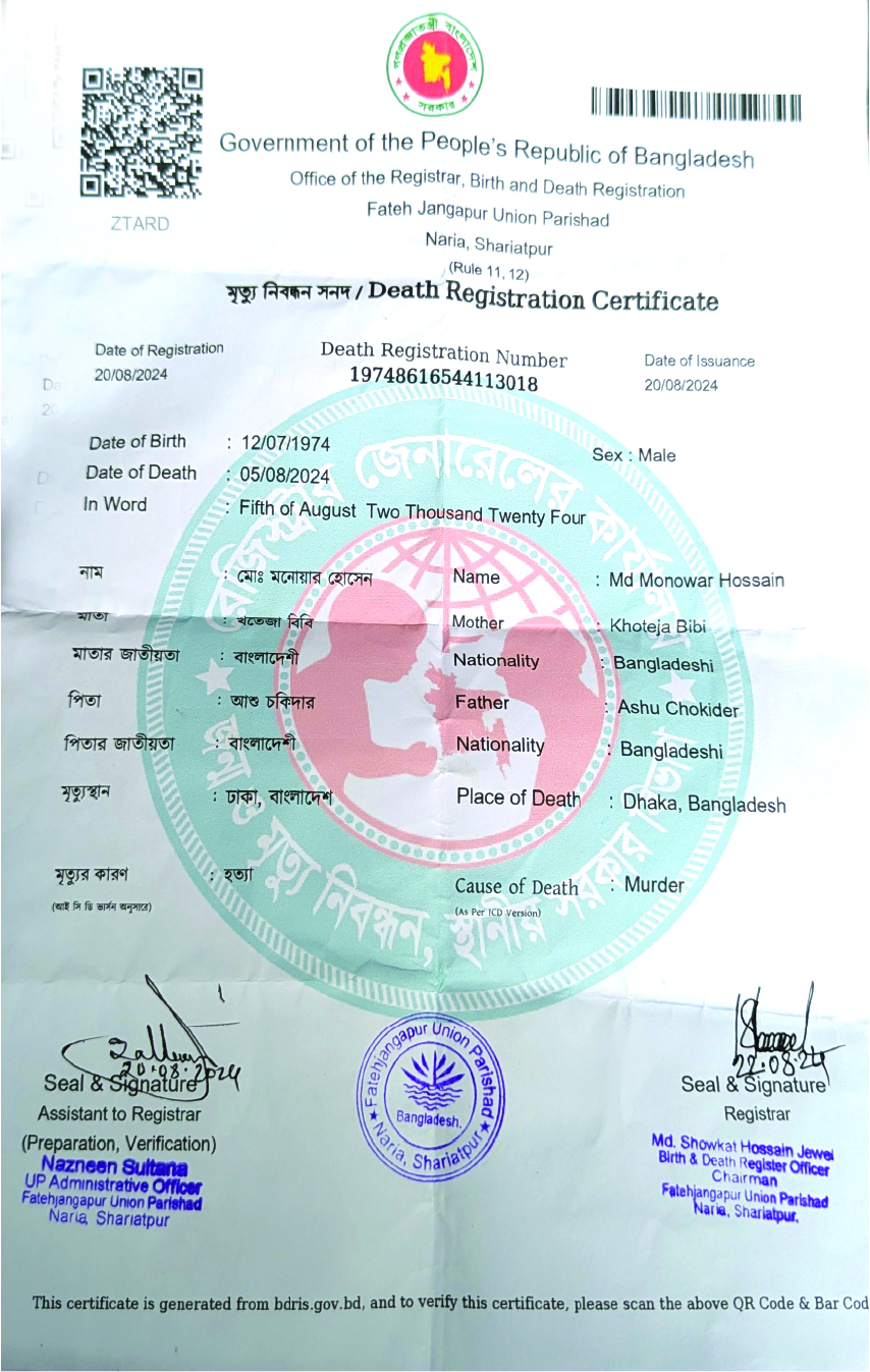Image of মো: মনোয়ার হোসেন